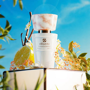 Découvrez l'essence ensoleillée d'Olfa Zeta, disponible chez Esther Nkshop !